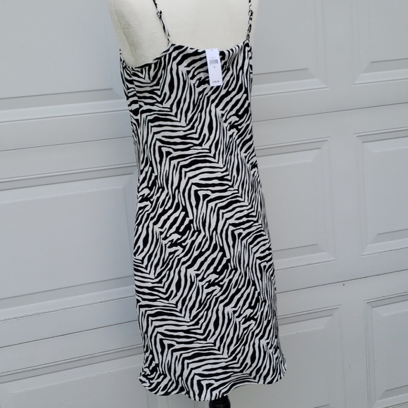 Banana Republic Summer Zebra Print dress size 8 - Picture 12 of 14